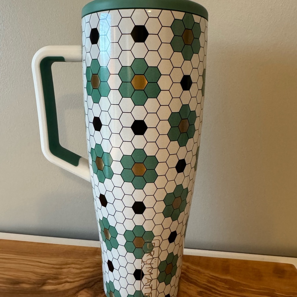 Brumate Anthropologie Exclusive 40 Oz Era Straw Tumbler Ground Green